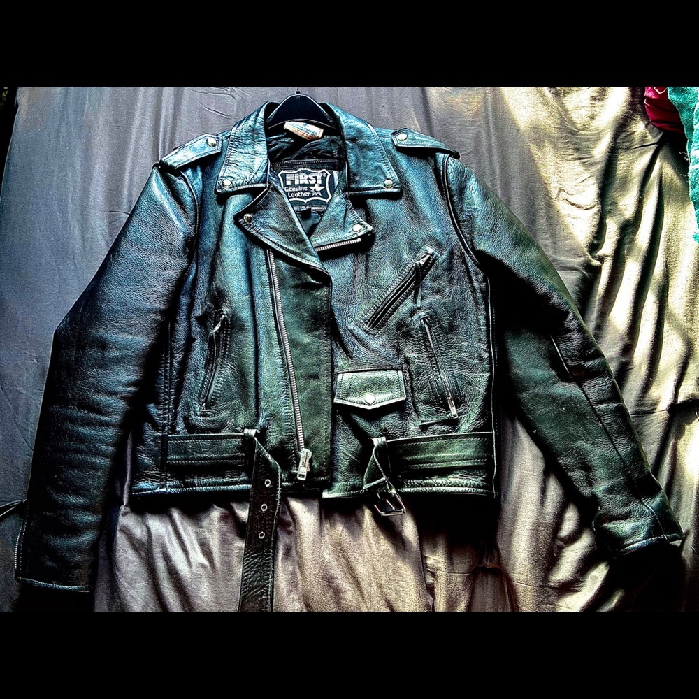 Genuine Leather Jacket Vintage 1985 Rare